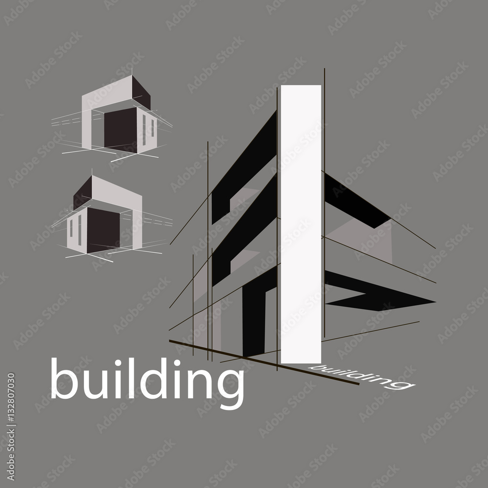 Obraz premium construction and architecture. logo