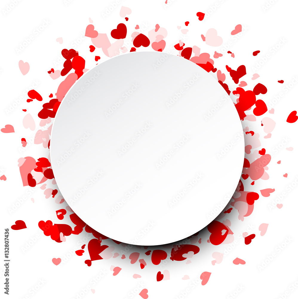 Valentine's love background with hearts. Valentine's love background with hearts.