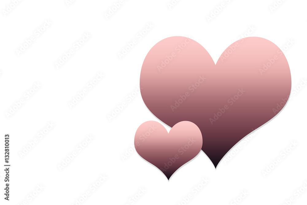 Lovely heart Background and valentine day.
