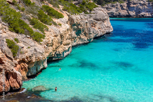 Calo Des Moro - beautiful bay of Mallorca, Spain photo