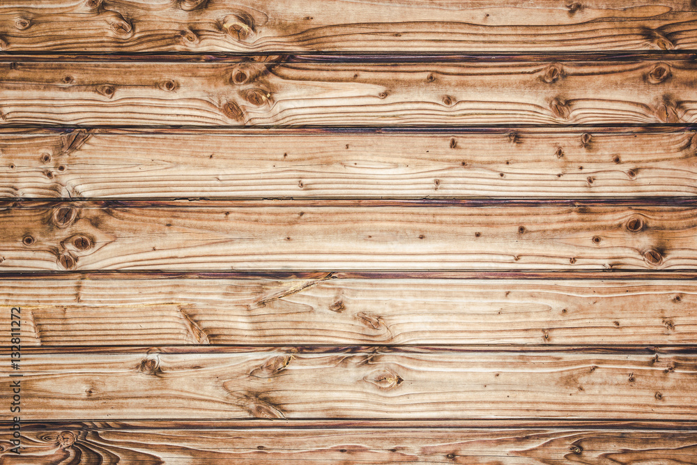 Naklejka premium Natural wooden background.