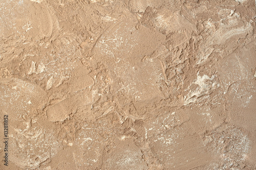 decorative plaster on rough relief