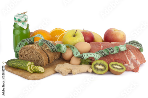 fruits and meat