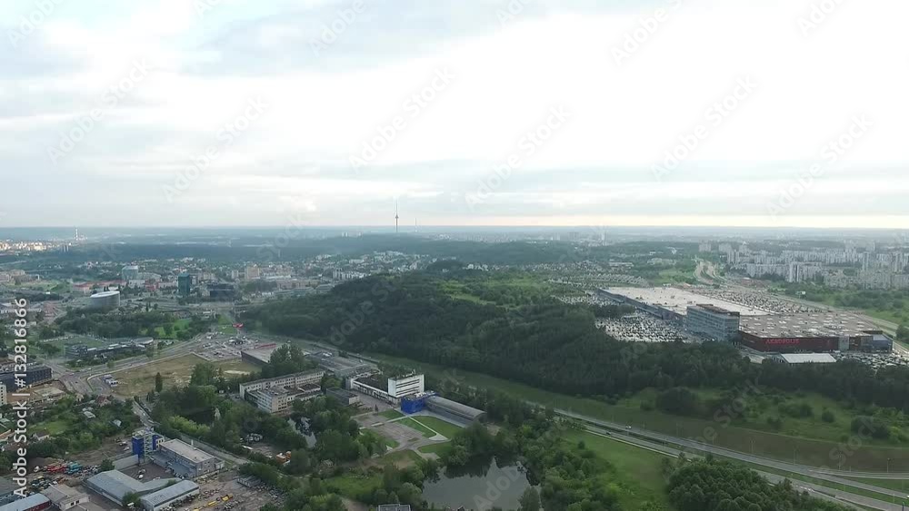 Panorama Over The City Near Forest 5 Panorama Over The City Near Forest 5