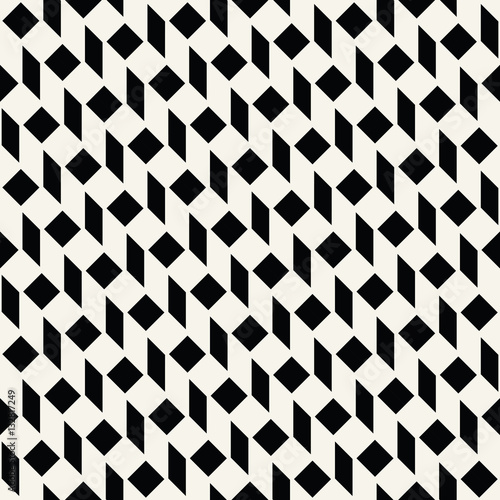 Abstract geometric black and white minimal graphic design print checkered pattern