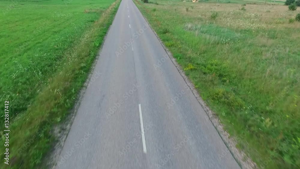 Flying Over Country Road And Rising Up 1 Flying Over Country Road And Rising Up 1