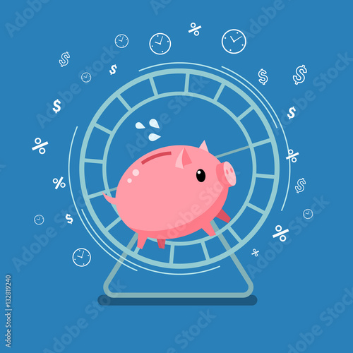 Concept of big money.