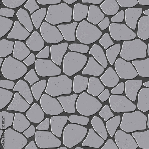 Vector, seamless texture of stone, brick.