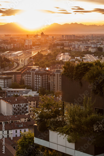 Obraz na płótnie Milan skyline