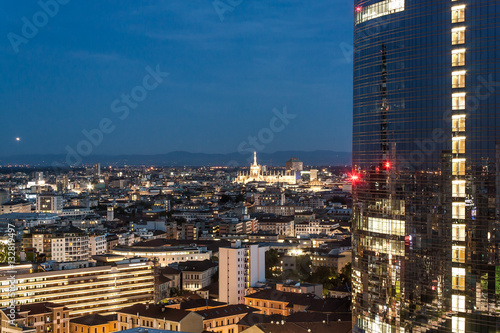 Obraz na płótnie Milan skyline