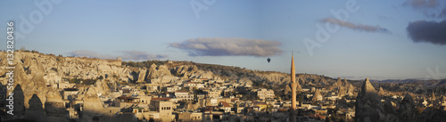 panorama of the city in Cappadocia