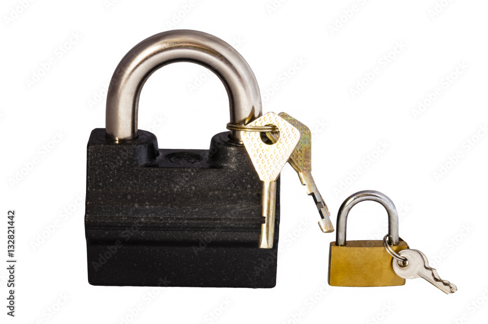 Two locks with keys