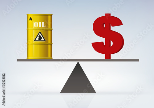 Baril de pétrole - Dollar - équilibre - carburant
