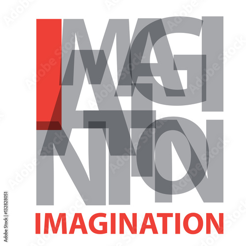 Vector Imagination. Broken text