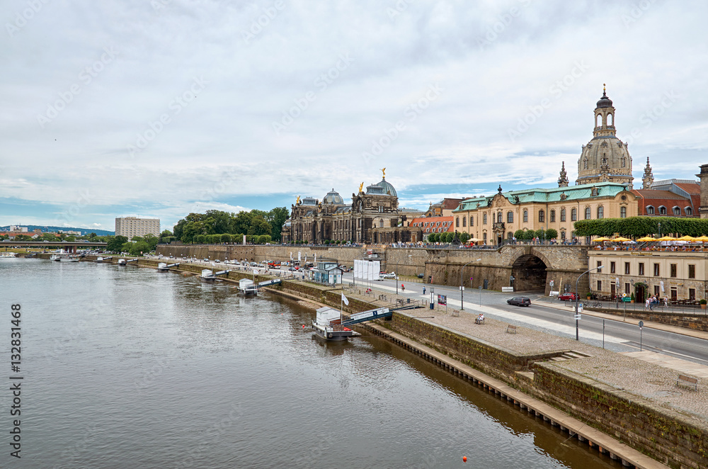 Elbe River in Dresden
