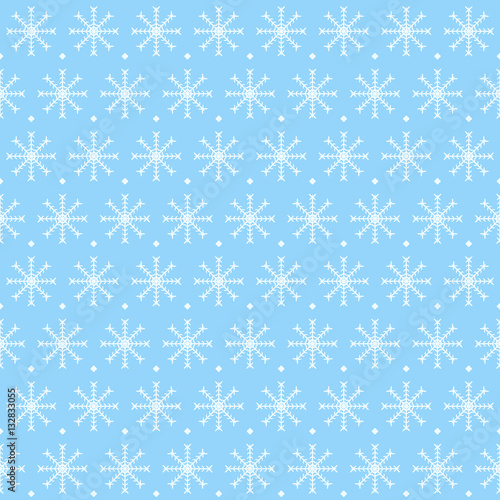 Dotted snowflake pattern