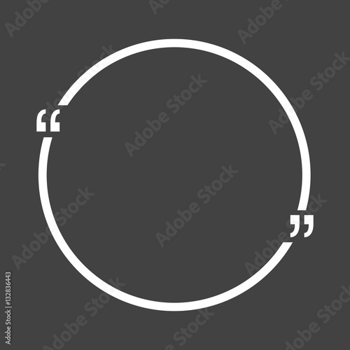 Quote bubble blank templates. Empty business card, paper sheet, information, text. Print design Vector illustration