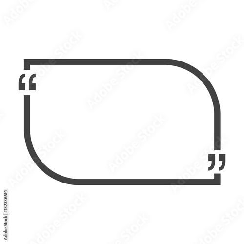 Quote bubble blank templates. Empty business card, paper sheet, information, text. Print design Vector illustration