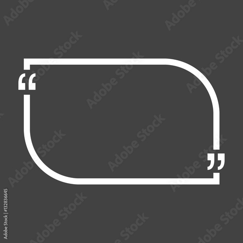 Quote bubble blank templates. Empty business card, paper sheet, information, text. Print design Vector illustration