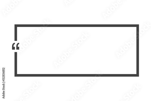 Quote bubble blank templates. Empty business card, paper sheet, information, text. Print design Vector illustration