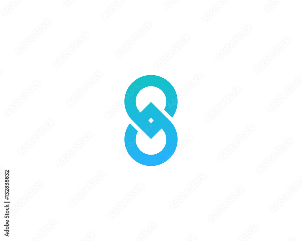 Initial Letter S Pin Logo Design Element Initial Letter S Pin Logo Design Element