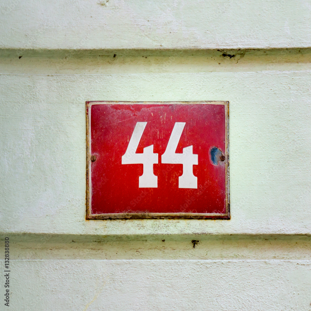 Number 44 Number 44
