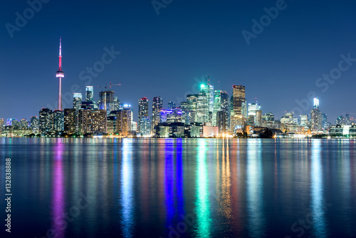 Toronto Skyline at night, Canada