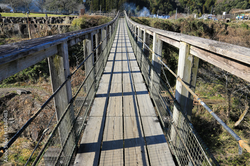 大分県豊後大野市 原尻の滝 滝見橋