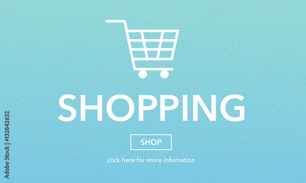 Online Shopping Commerce Web Page Concept Online Shopping Commerce Web Page Concept
