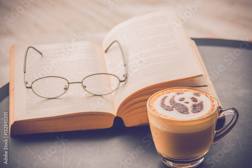 coffee and book