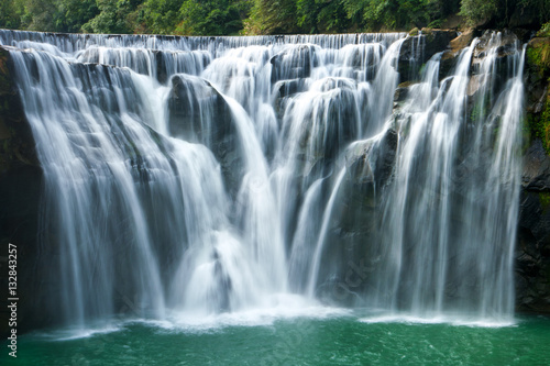 Shifen Waterfall close up  long shutter speed. Taiwan 2016