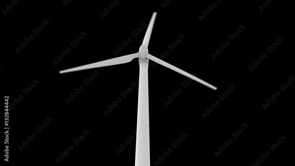wind power plant close up with an alpha channel wind power plant close up with an alpha channel