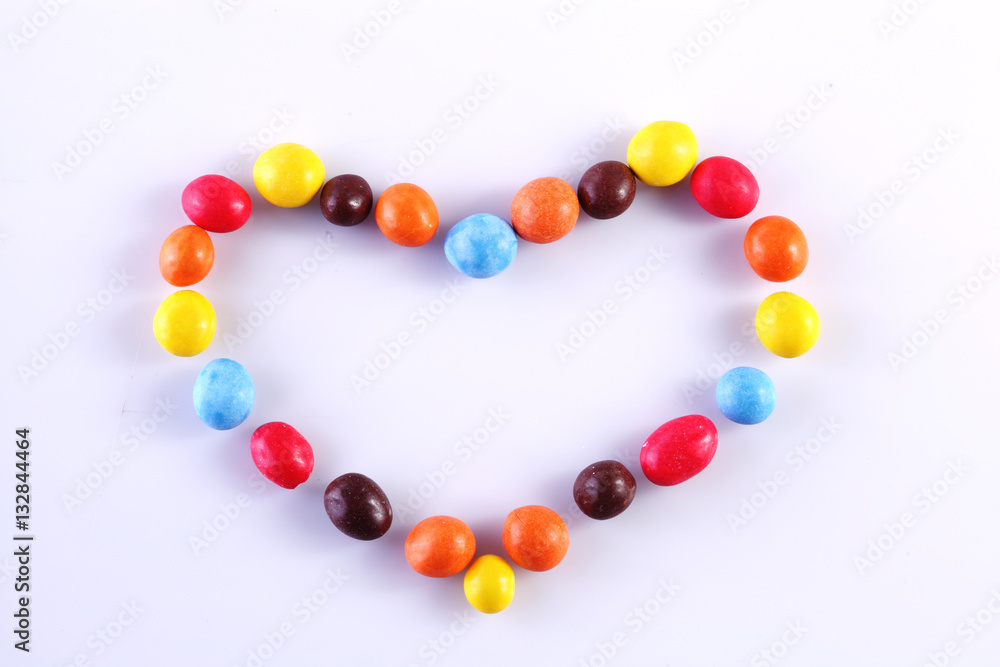 The candies in  drops