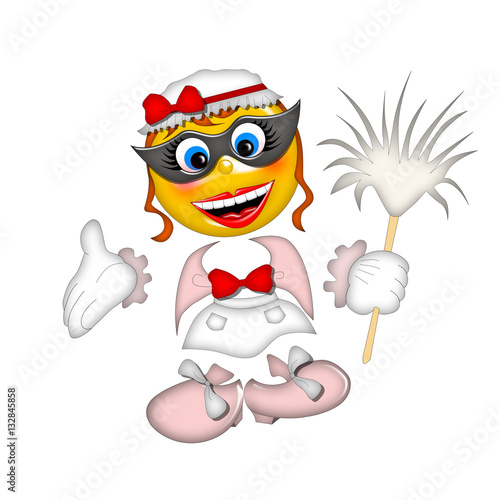 Colombina maschera di carnevale