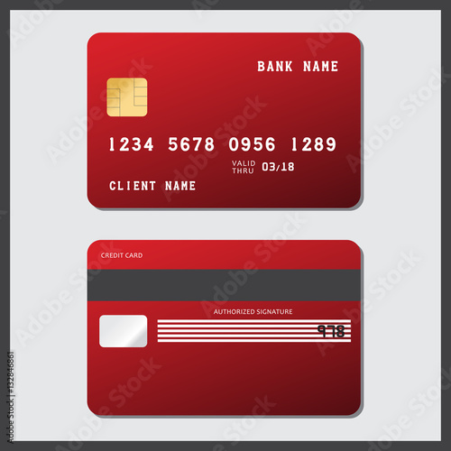 Illustration credit card icon