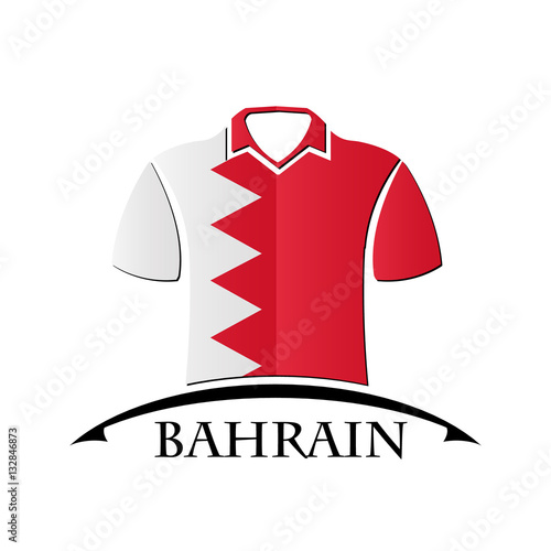 shirts icon made from the flag of Bahrain