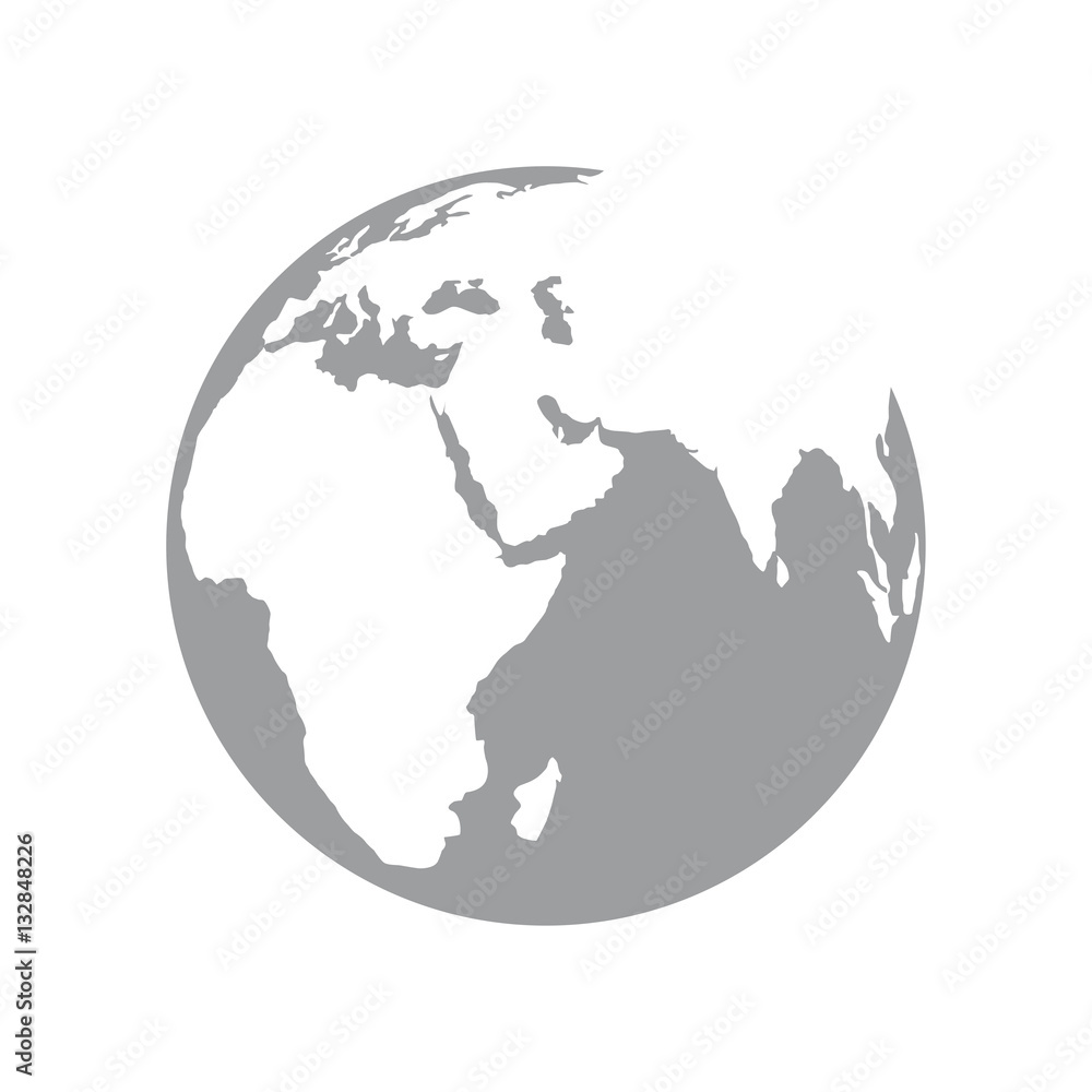 Earth logo for Your business. Vector Illustration