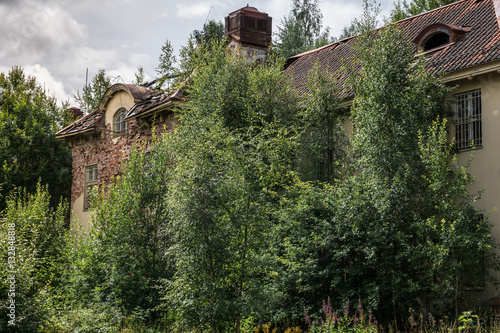 Old abandoned mental institution in Säter, Sweden photo