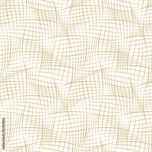 Seamless pattern made of beige and brown lines.