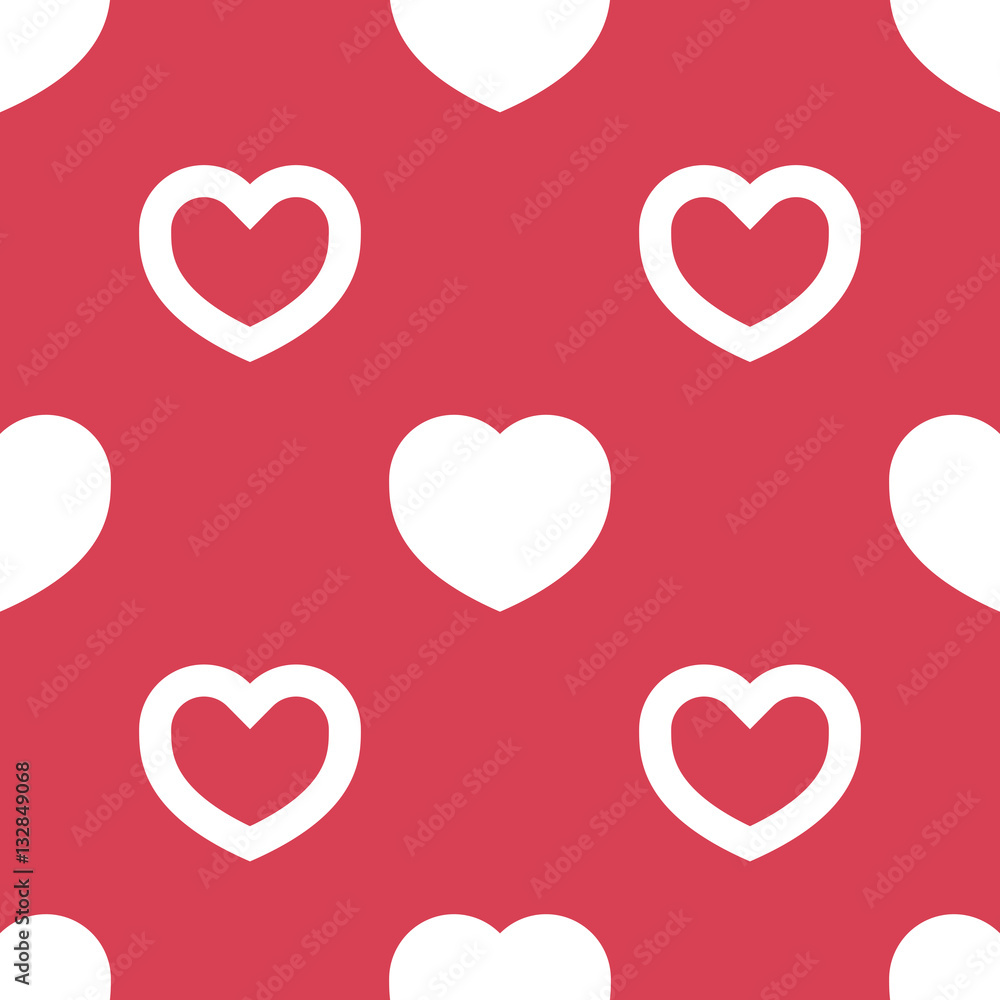 Seamless pattern with heart. vector background. Holiday texture. pattern for Happy Valentine's Day 