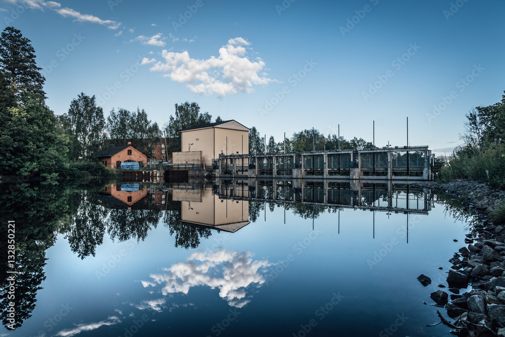 Hydro elctric power plant in Fagersta Sweden Hydro elctric power plant in Fagersta Sweden