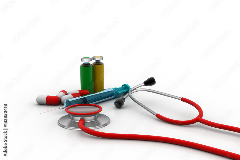 Medicines with medical equipments Medicines with medical equipments