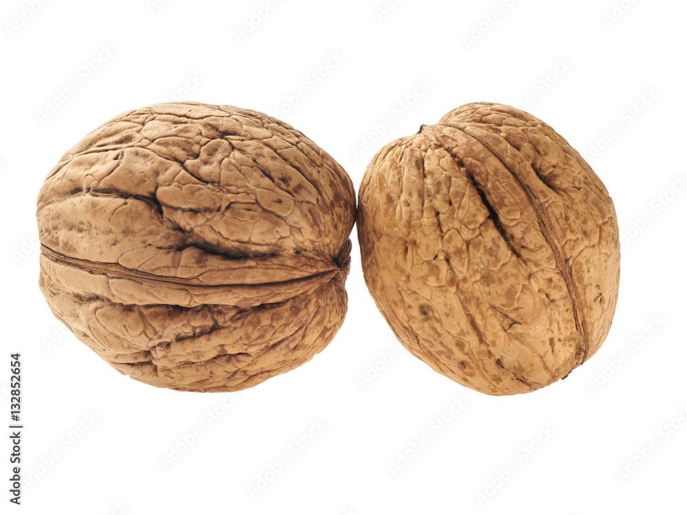 Walnuts isolated on white background Walnuts isolated on white background
