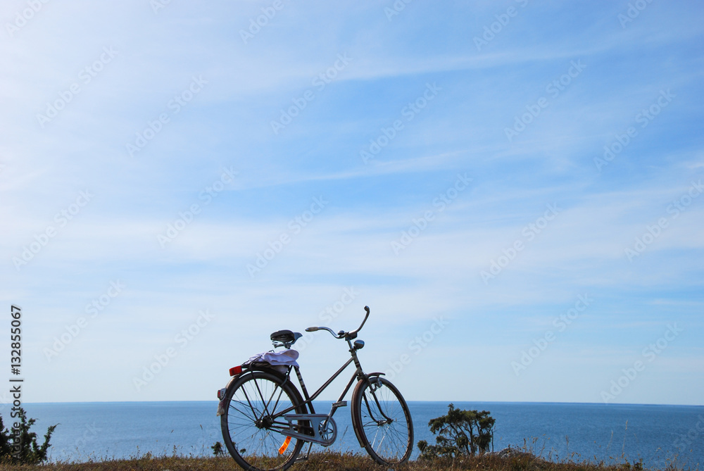 Bike by the coast