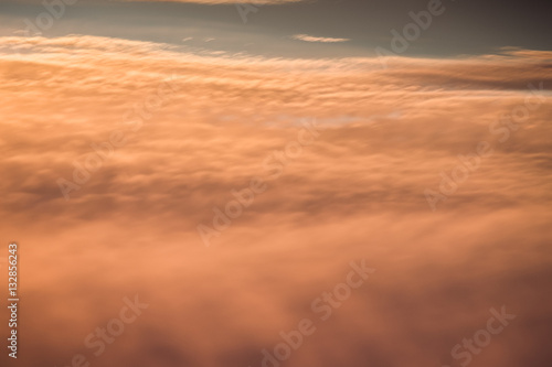 soft sunset sky gradient background