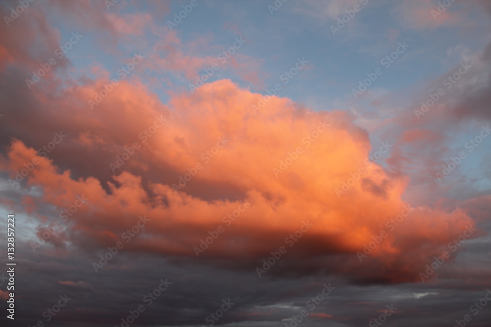 Fototapeta premium Sunset clouds