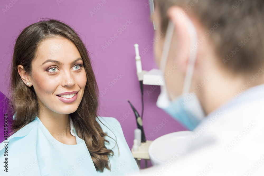Female dental patient Female dental patient