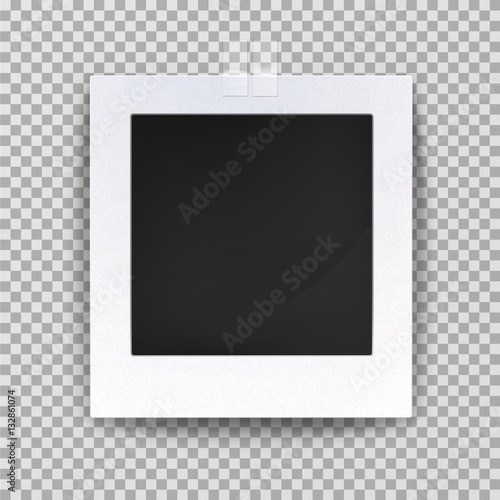 Empty photo backdrop or old blank frame