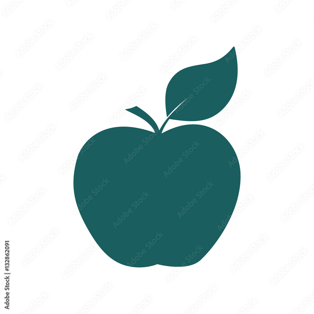 apple icon on white background apple icon on white background