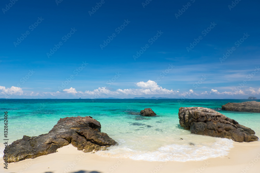 summer holiday vacation on beautiful beach,space for text